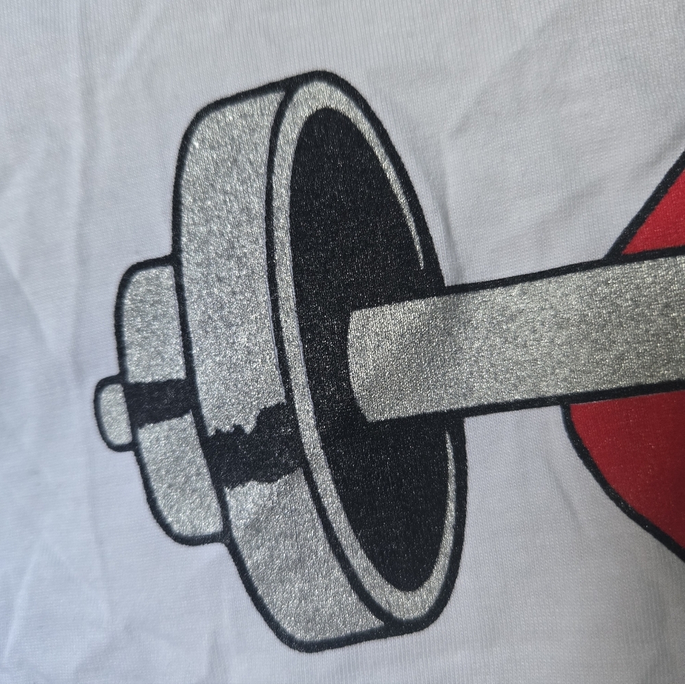 Lauren Moshi Barbell Lips tee - Picture 8 of 13
